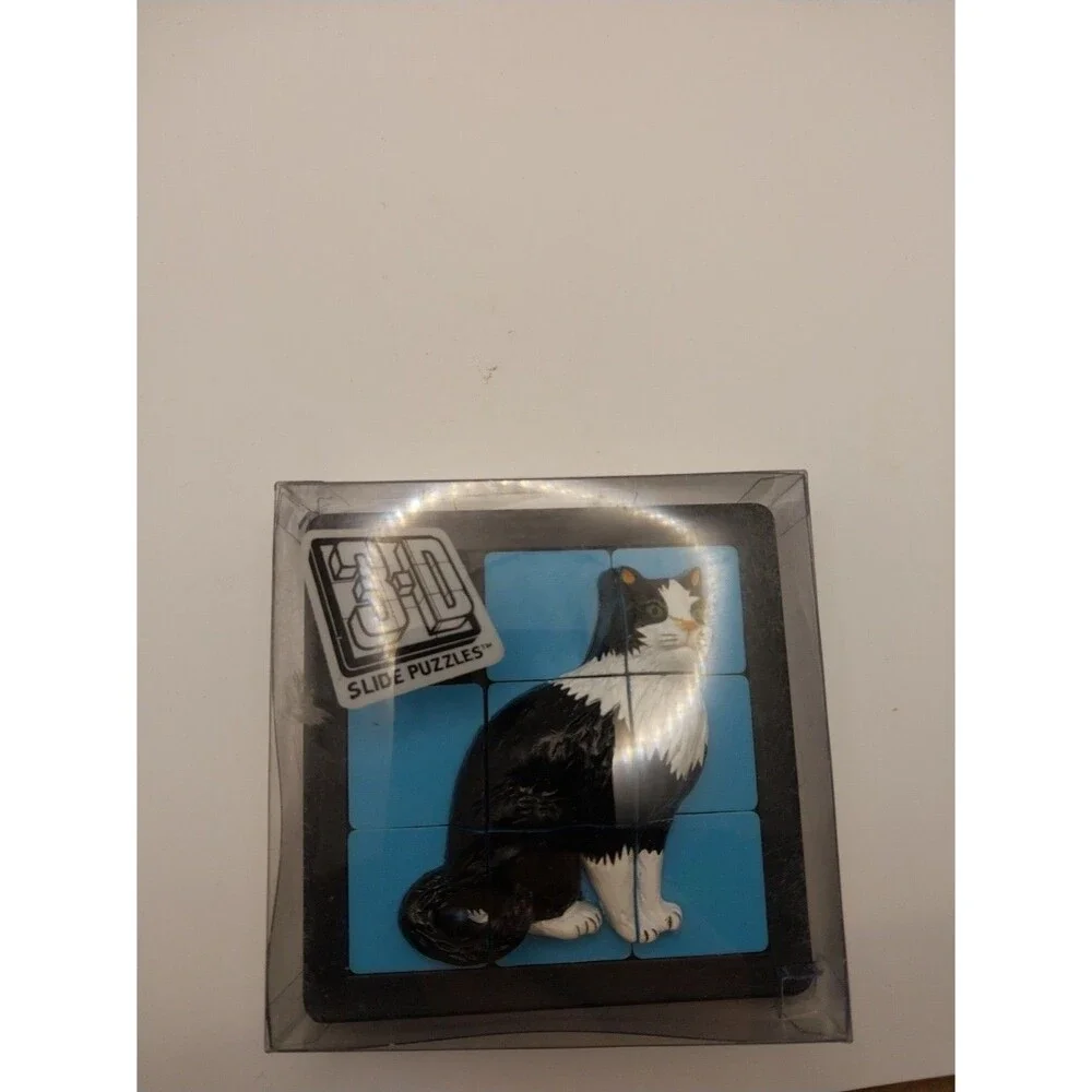 1994  DaMert Company -  3D  Slide Puzzle - Cat-  New in Box